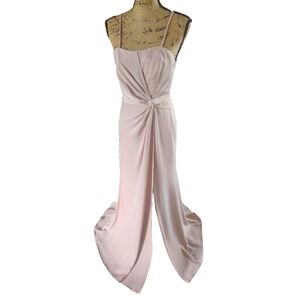NWT Watters Elegant Pink Blush Women's Bridesmaid Dress Sz 4